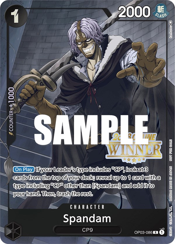 Spandam (Online Regional 2023) [Winner] [One Piece Promotion Cards] | Clutch Gaming