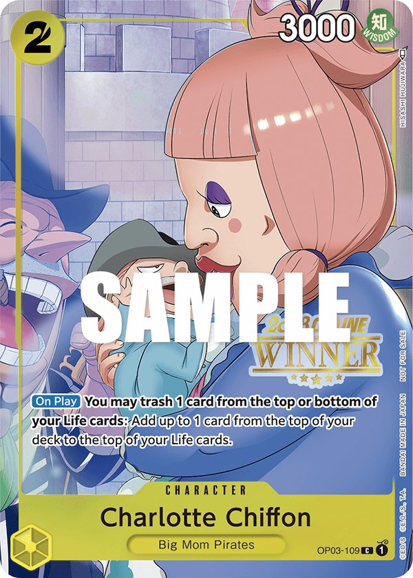 Charlotte Chiffon (Online Regional 2023) [Winner] [One Piece Promotion Cards] | Clutch Gaming