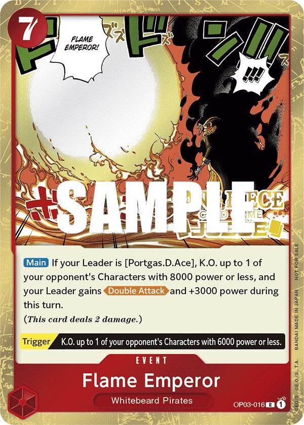 Flame Emperor (Judge Pack Vol. 2) [One Piece Promotion Cards] | Clutch Gaming