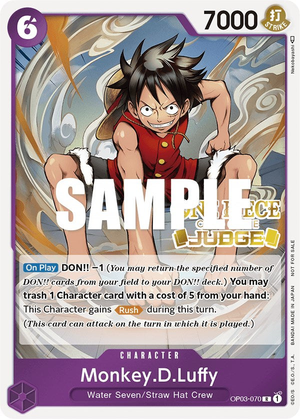 Monkey.D.Luffy (Judge Pack Vol. 2) [One Piece Promotion Cards] | Clutch Gaming