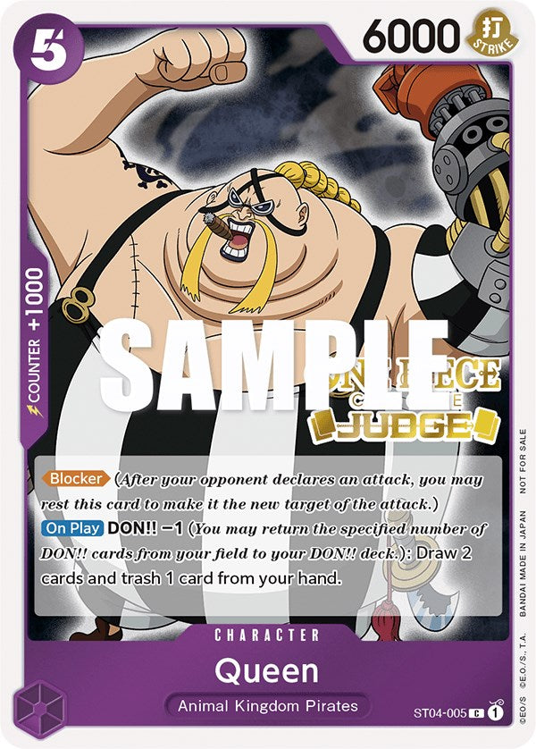 Queen (Judge Pack Vol. 2) [One Piece Promotion Cards] | Clutch Gaming