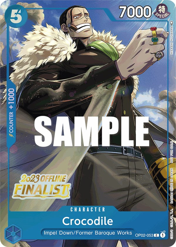 Crocodile (Offline Regional 2023) [Finalist] [One Piece Promotion Cards] | Clutch Gaming