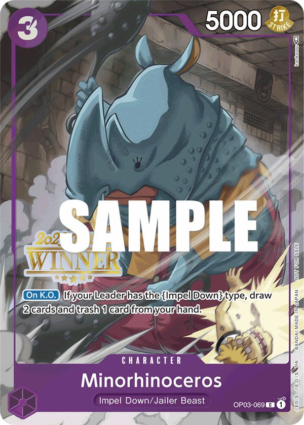 Minorhinoceros (Offline Regional 2023) [Winner] [One Piece Promotion Cards] | Clutch Gaming