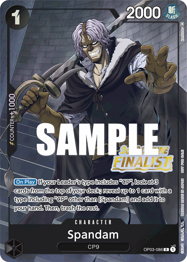 Spandam (Offline Regional 2023) [Finalist] [One Piece Promotion Cards] | Clutch Gaming