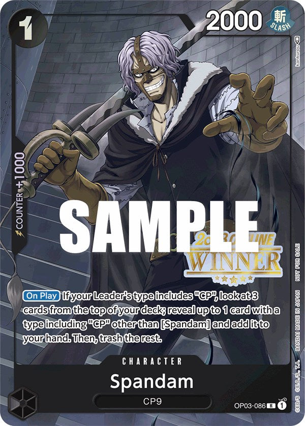 Spandam (Offline Regional 2023) [Winner] [One Piece Promotion Cards] | Clutch Gaming