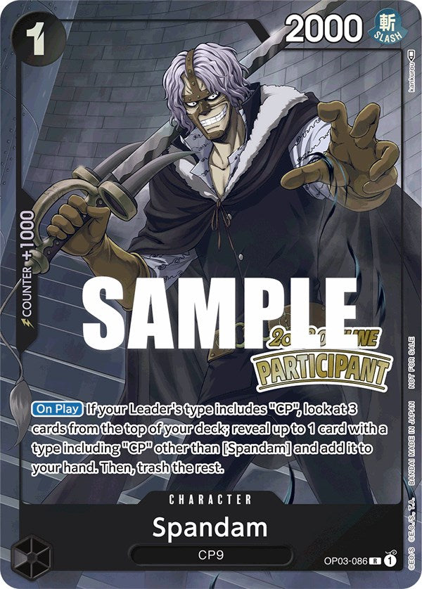 Spandam (Offline Regional 2023) [Participant] [One Piece Promotion Cards] | Clutch Gaming