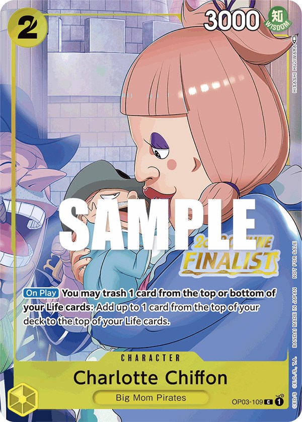 Charlotte Chiffon (Offline Regional 2023) [Finalist] [One Piece Promotion Cards] | Clutch Gaming