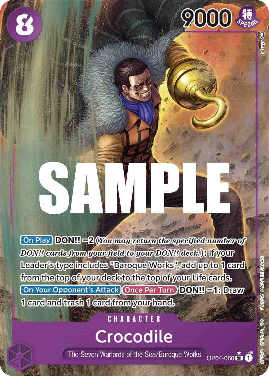 Crocodile (Alternate Art) [Kingdoms of Intrigue] | Clutch Gaming