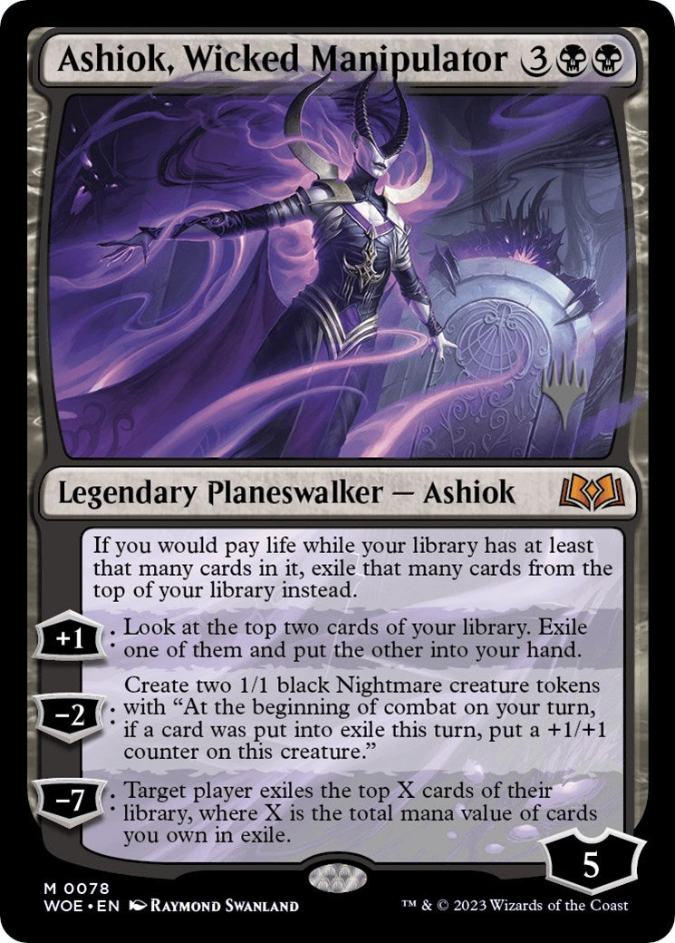 Ashiok, Wicked Manipulator (Promo Pack) [Wilds of Eldraine Promos] | Clutch Gaming