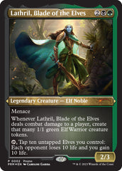 Lathril, Blade of the Elves (Foil Etched) [Media Promos] | Clutch Gaming