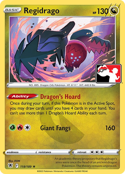 Regidrago (118/189) [Prize Pack Series Three] | Clutch Gaming