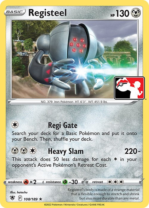 Registeel (108/189) [Prize Pack Series Three] | Clutch Gaming