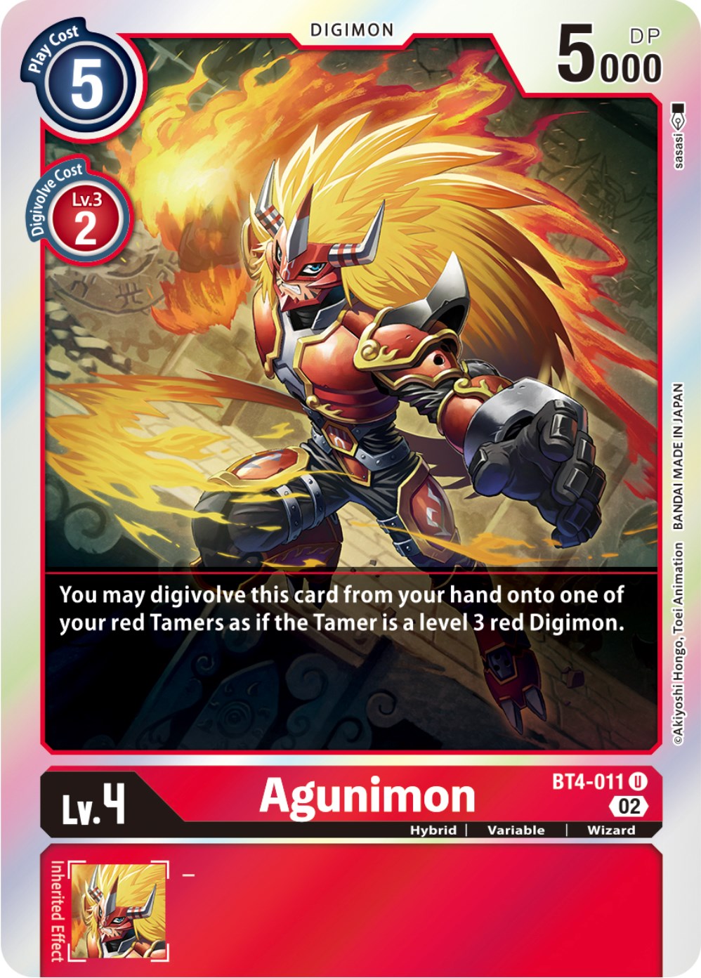 Agunimon [BT4-011] [Resurgence Booster] | Clutch Gaming