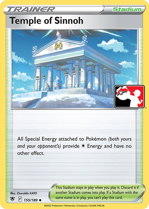 Temple of Sinnoh (155/189) [Prize Pack Series Three] | Clutch Gaming