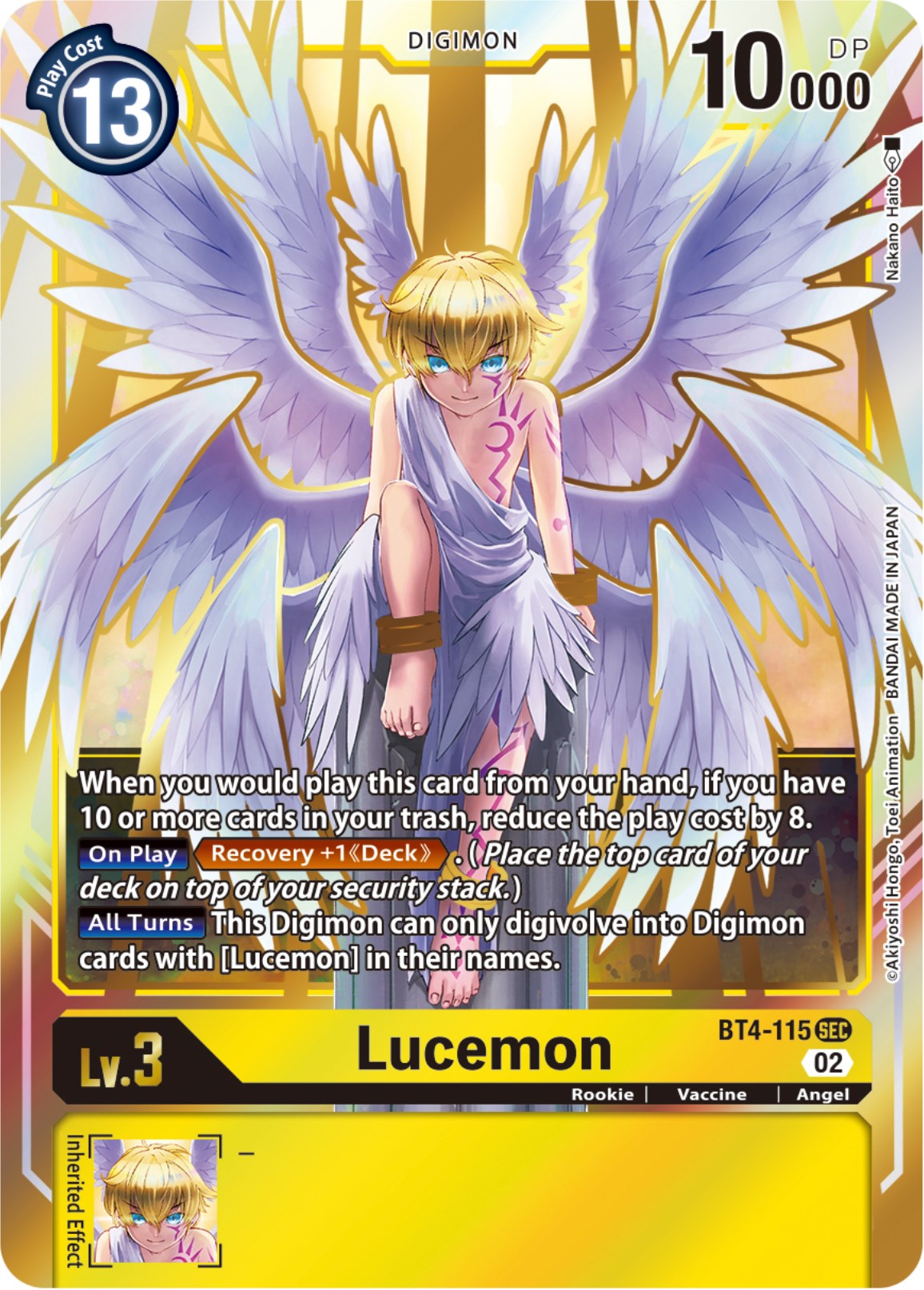 Lucemon [BT4-115] (Resurgence Booster Reprint) [Resurgence Booster] | Clutch Gaming