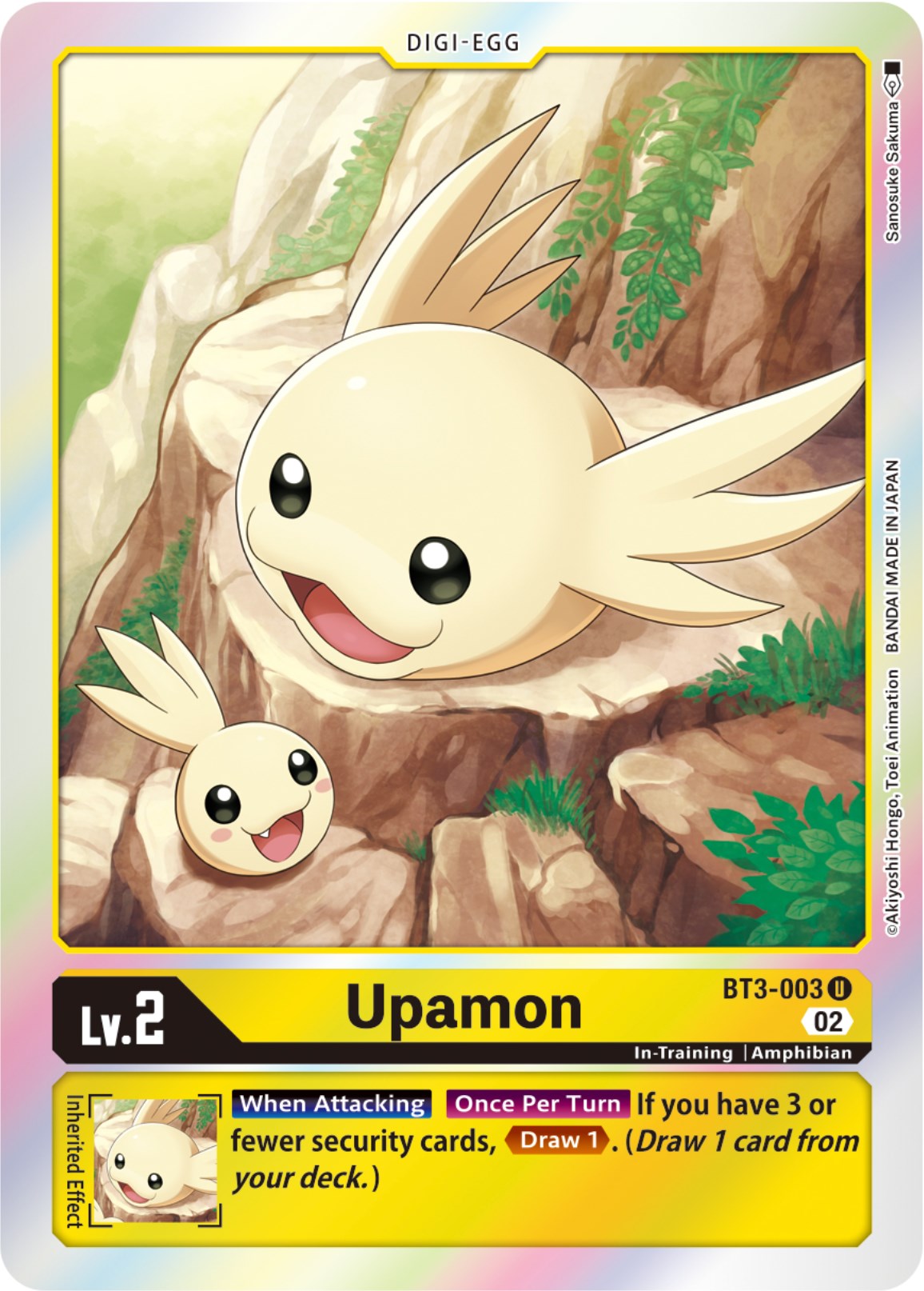 Upamon [BT3-003] [Resurgence Booster] | Clutch Gaming