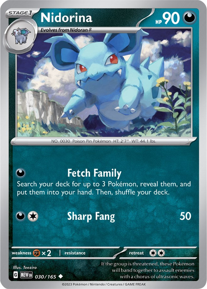 Nidorina (030/165) [Scarlet & Violet 151] | Clutch Gaming