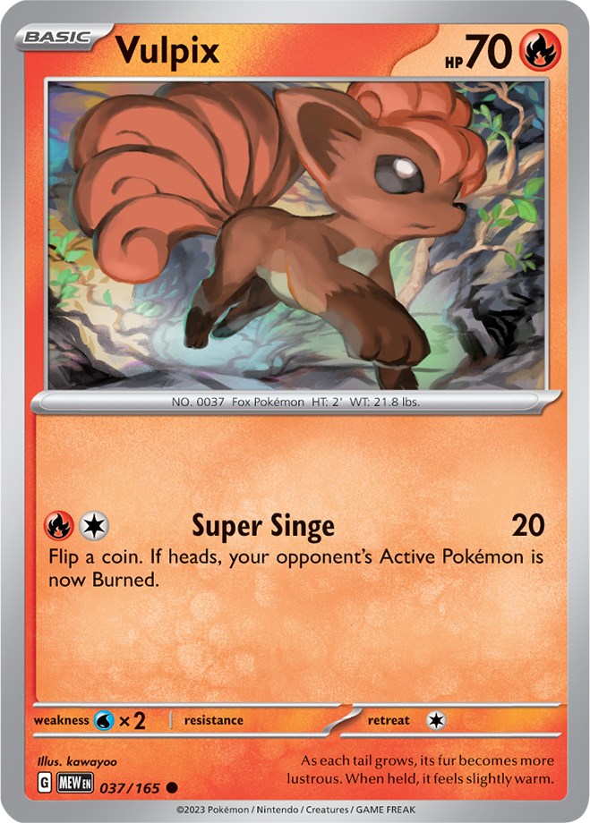 Vulpix (037/165) [Scarlet & Violet: 151] | Clutch Gaming