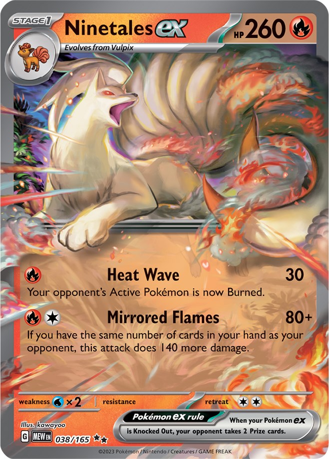 Ninetales ex (038/165) [Scarlet & Violet: 151] | Clutch Gaming