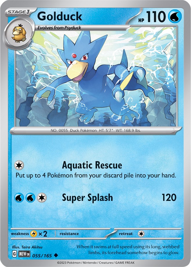 Golduck (055/165) [Scarlet & Violet 151] | Clutch Gaming