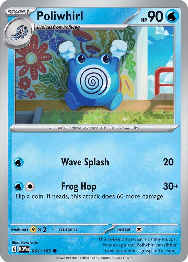 Poliwhirl (061/165) [Scarlet & Violet: 151] | Clutch Gaming