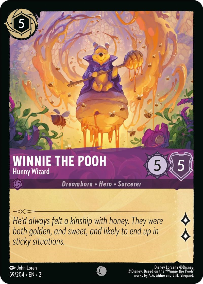 Winnie the Pooh - Hunny Wizard (59/204) [Rise of the Floodborn] | Clutch Gaming