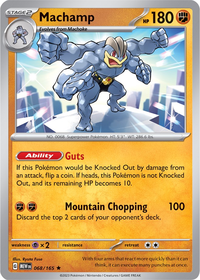 Machamp (068/165) [Scarlet & Violet: 151] | Clutch Gaming