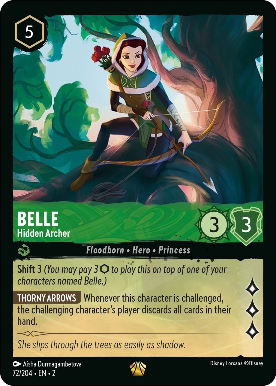 Belle - Hidden Archer (72/204) [Rise of the Floodborn] | Clutch Gaming