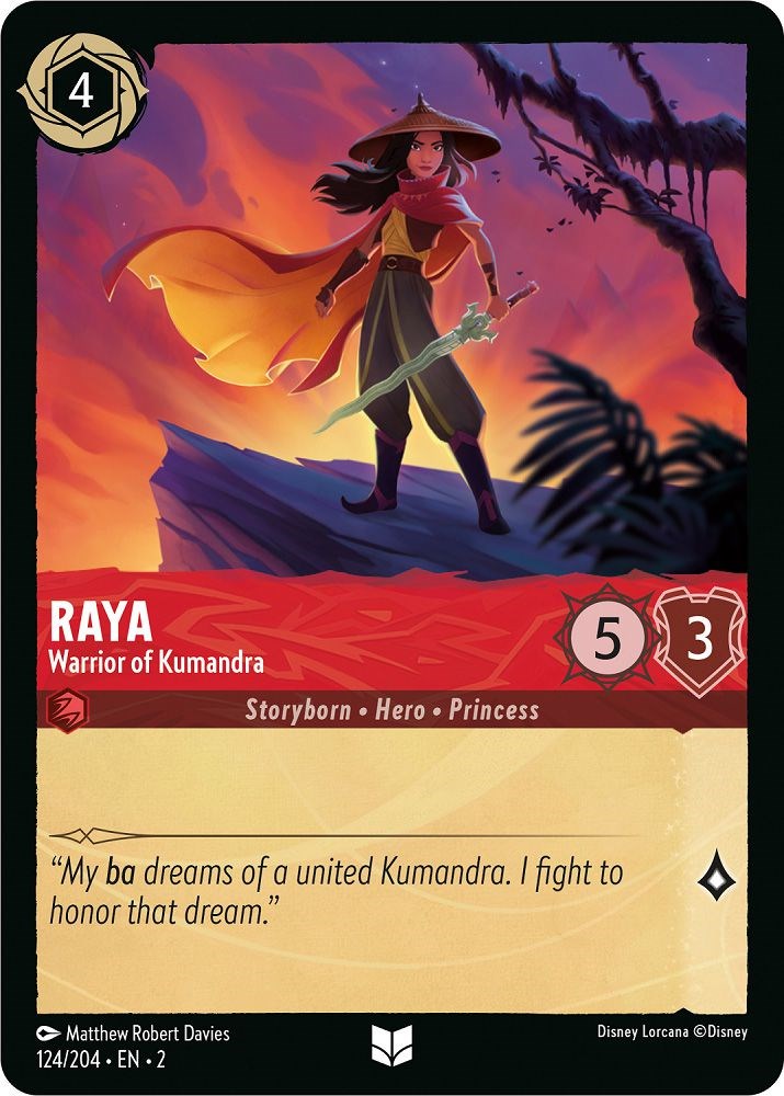 Raya - Warrior of Kumandra (124/204) [Rise of the Floodborn] | Clutch Gaming