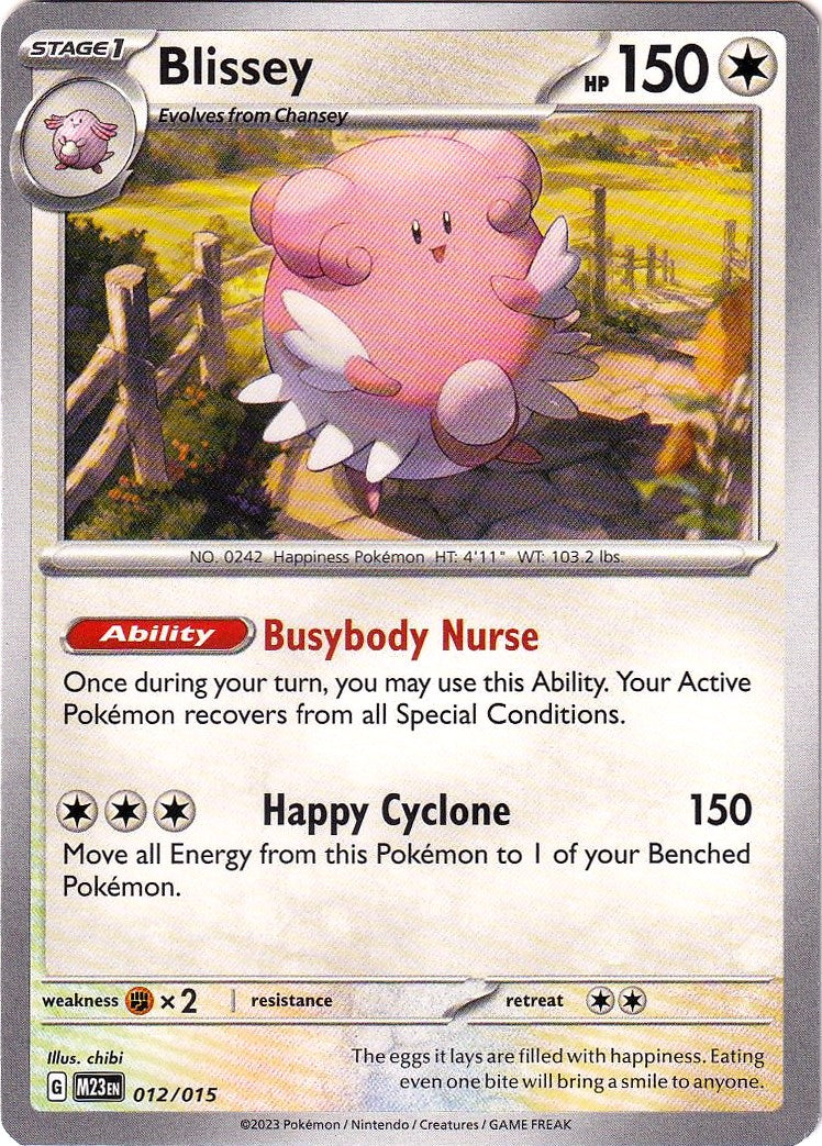 Blissey (012/015) [McDonald's Promos: 2023 Collection] | Clutch Gaming