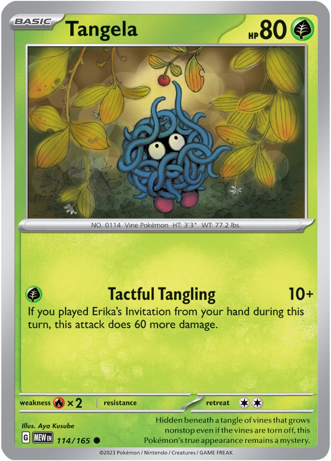 Tangela (114/165) [Scarlet & Violet: 151] | Clutch Gaming