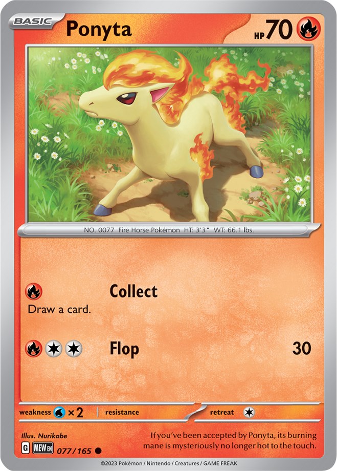 Ponyta (077/165) [Scarlet & Violet: 151] | Clutch Gaming