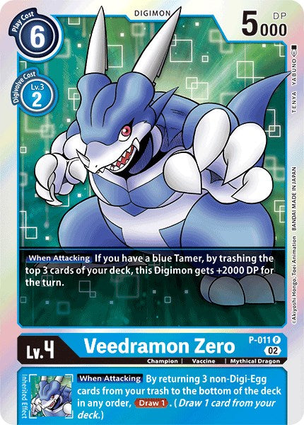 Veedramon Zero [P-011] (Resurgence Booster Reprint) [Resurgence Booster] | Clutch Gaming