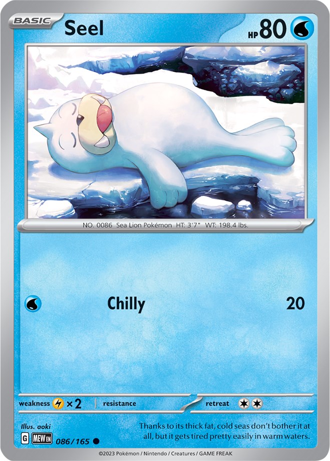 Seel (086/165) [Scarlet & Violet: 151] | Clutch Gaming