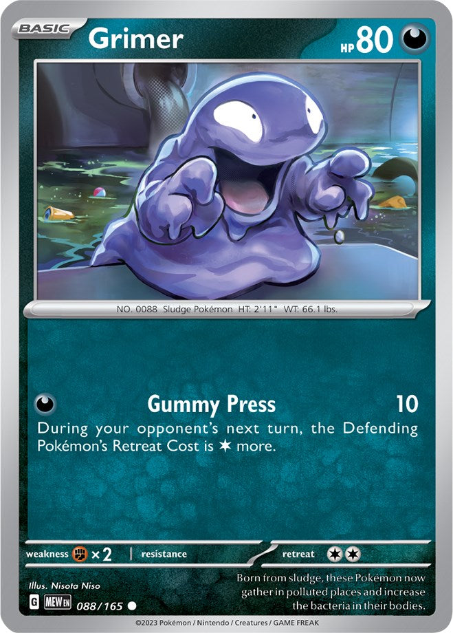 Grimer (088/165) [Scarlet & Violet: 151] | Clutch Gaming