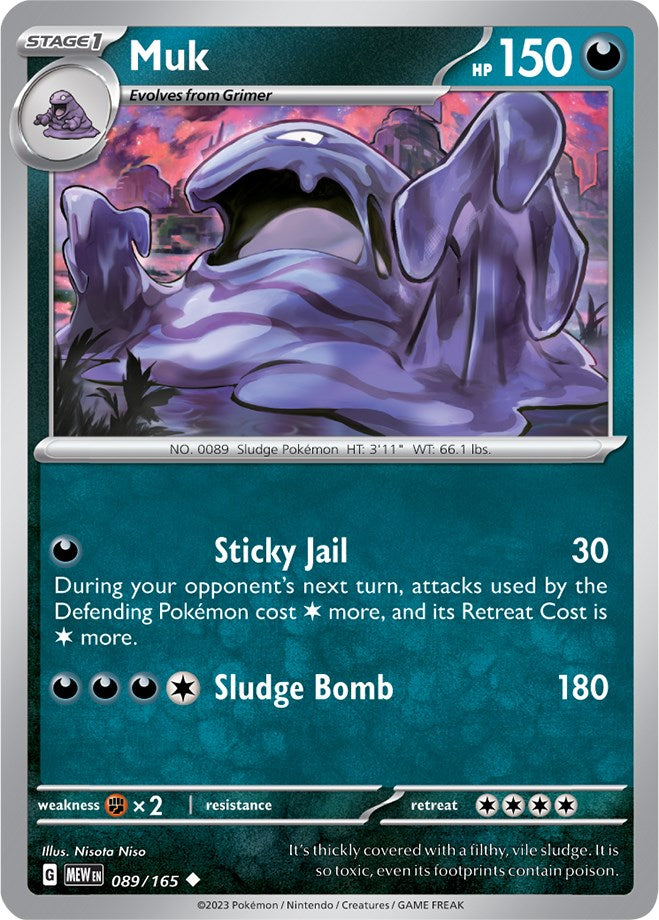 Muk (089/165) [Scarlet & Violet: 151] | Clutch Gaming