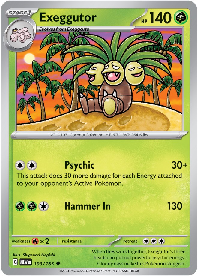 Exeggutor (103/165) [Scarlet & Violet: 151] | Clutch Gaming