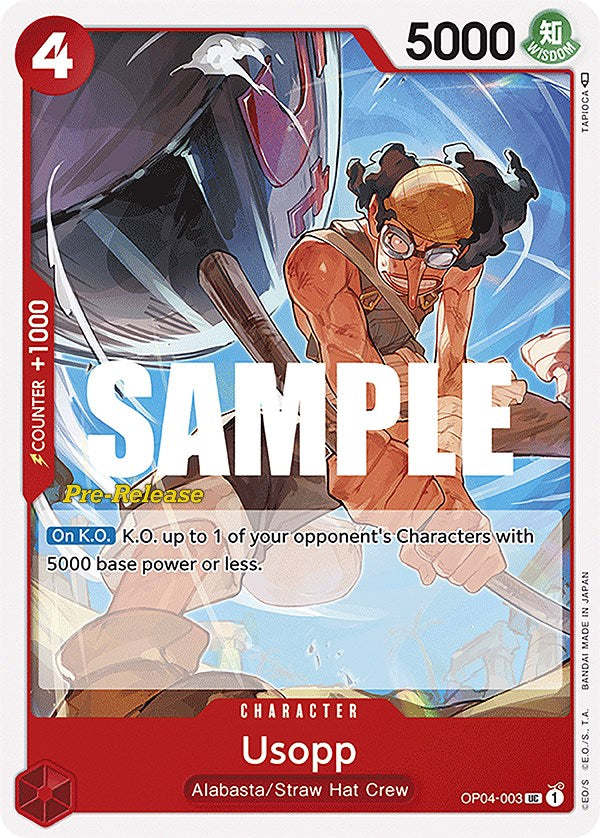 Usopp [Kingdoms of Intrigue Pre-Release Cards] | Clutch Gaming