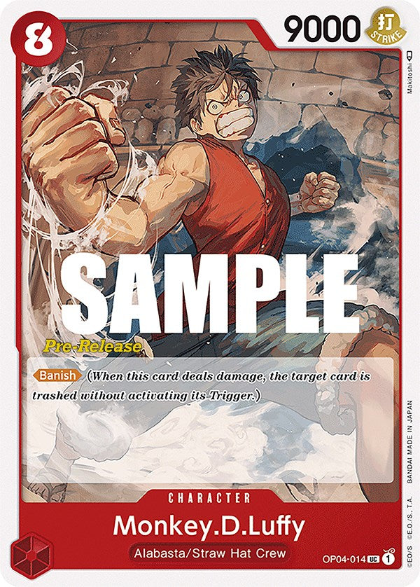 Monkey.D.Luffy [Kingdoms of Intrigue Pre-Release Cards] | Clutch Gaming