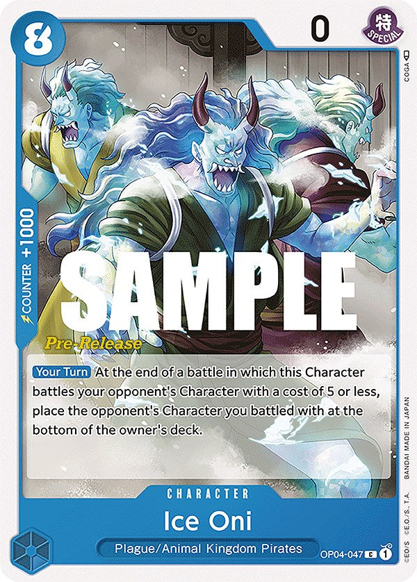 Ice Oni [Kingdoms of Intrigue Pre-Release Cards] | Clutch Gaming