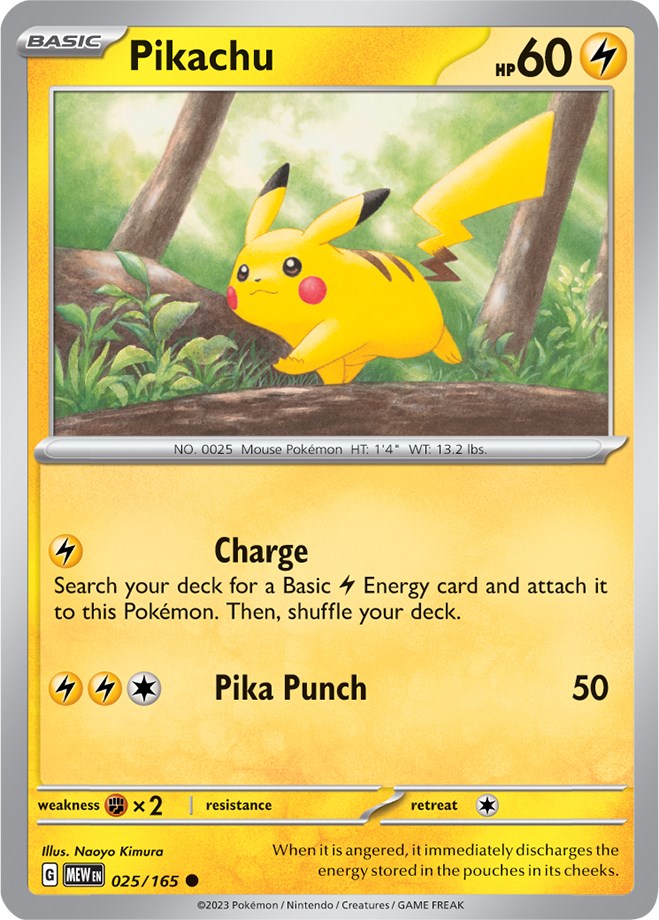 Pikachu (025/165) [Scarlet & Violet: 151] | Clutch Gaming