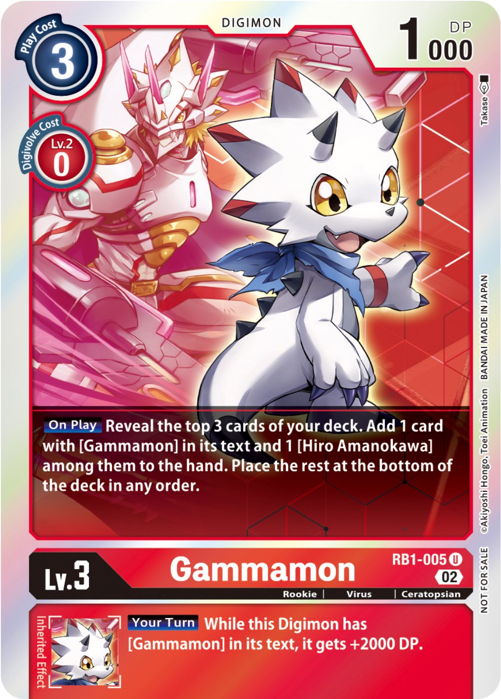 Gammamon [RB1-005] (Box Topper) [Resurgence Booster] | Clutch Gaming