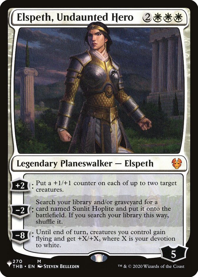 Elspeth, Undaunted Hero [The List] | Clutch Gaming