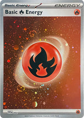 Basic Fire Energy (002) (Cosmos Holo) [Scarlet & Violet: Base Set] | Clutch Gaming