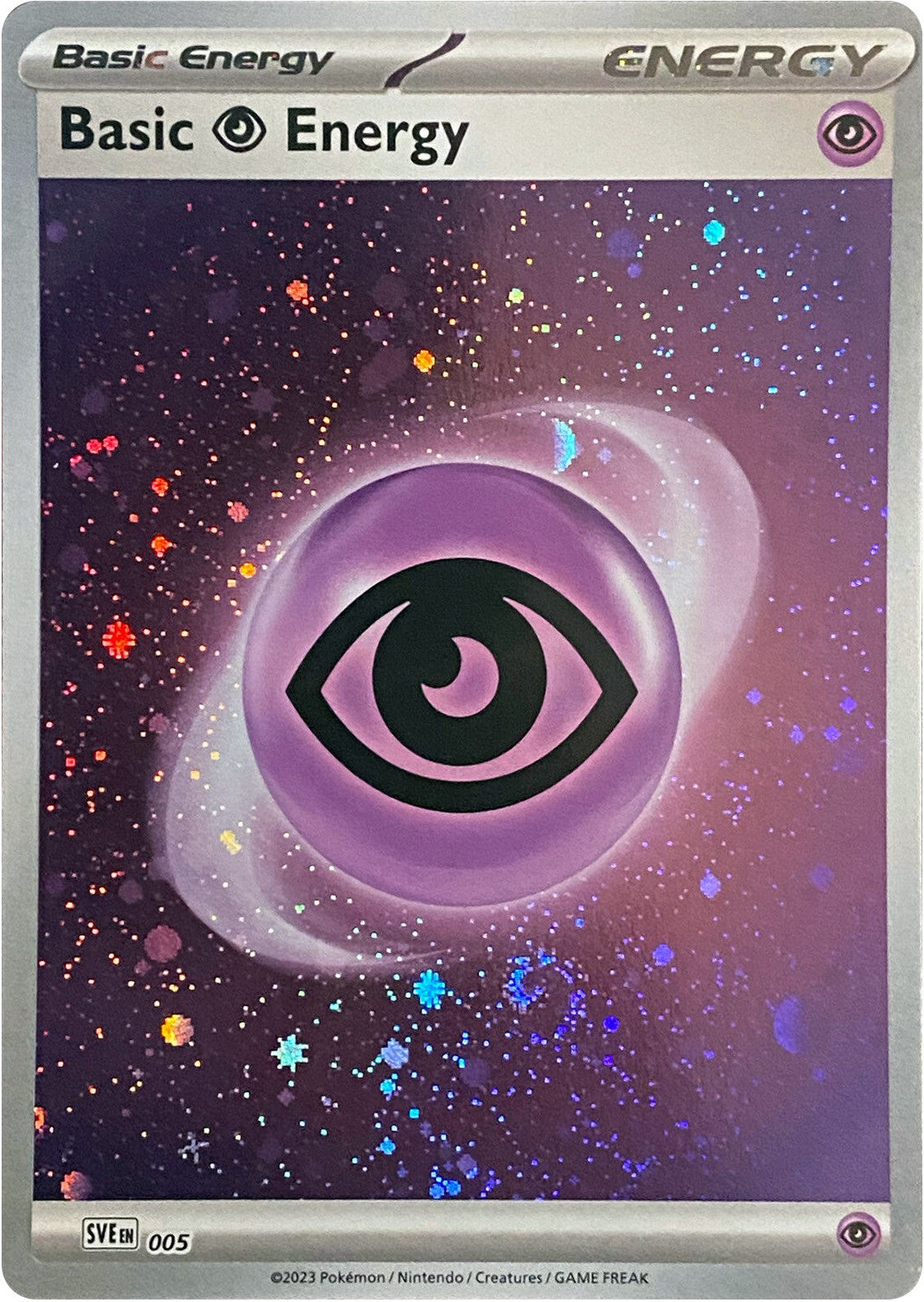 Basic Psychic Energy (005) (Cosmos Holo) [Scarlet & Violet: Base Set] | Clutch Gaming