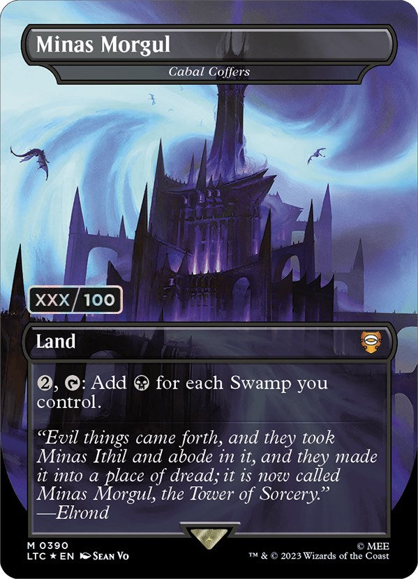 Minas Morgul - Cabal Coffers (Borderless) (Serialized) [The Lord of the Rings: Tales of Middle-Earth Commander] | Clutch Gaming