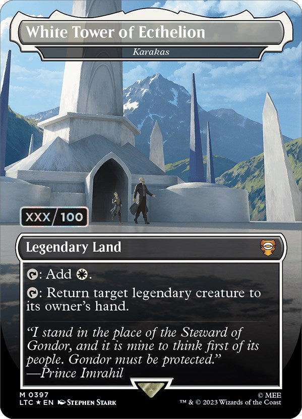 White Tower of Ecthelion - Karakas (Serialized) [The Lord of the Rings: Tales of Middle-Earth Commander] | Clutch Gaming