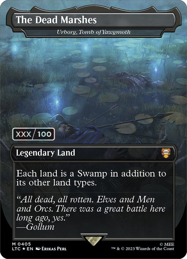 The Dead Marshes - Urborg, Tomb of Yawgmoth (Serialized) [The Lord of the Rings: Tales of Middle-Earth Commander] | Clutch Gaming