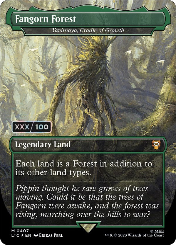 Fangorn Forest - Yavimaya, Cradle of Growth (Serialized) [The Lord of the Rings: Tales of Middle-Earth Commander] | Clutch Gaming