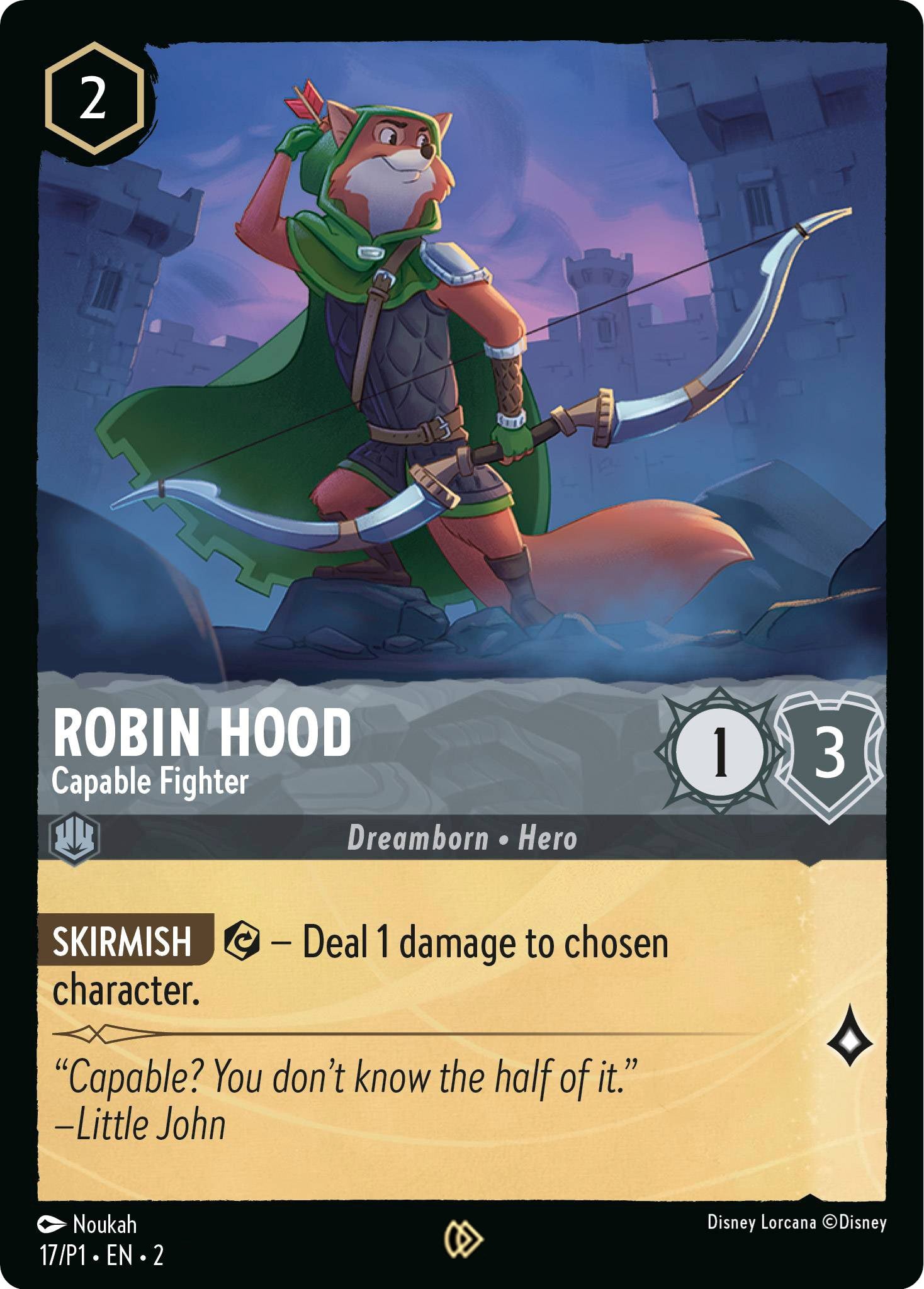 Robin Hood - Capable Fighter (17) [Promo Cards] | Clutch Gaming